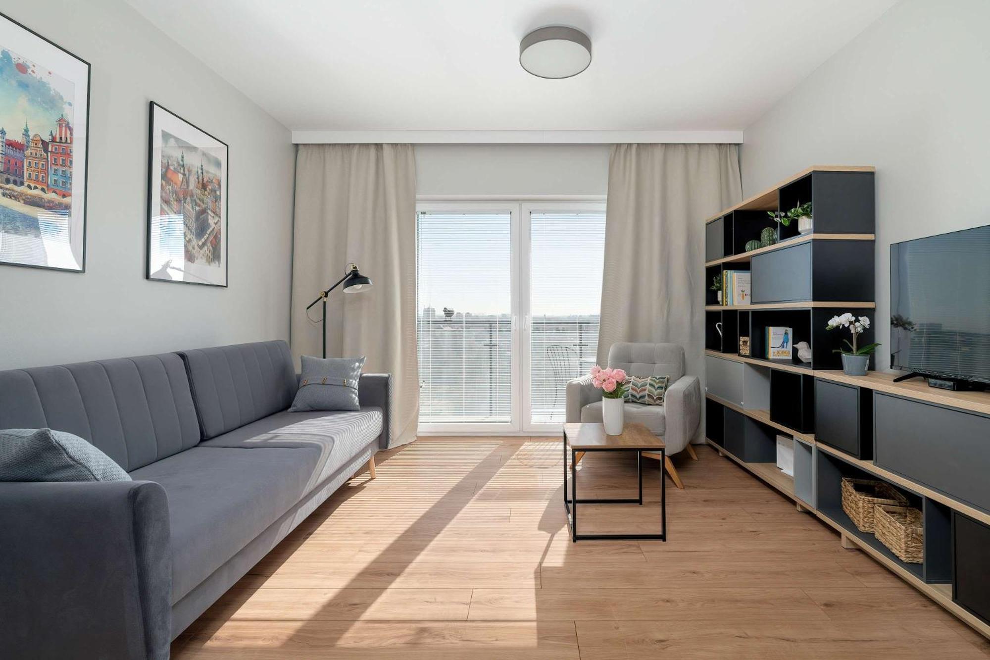 Apartament Bright Bulgarska With Parking Near Enea Stadium By Renters Poznań